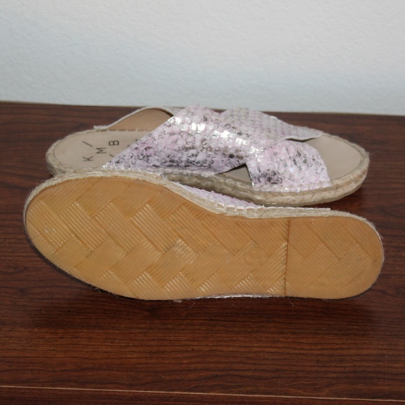 Anthropologie pink cross strap espadrille sandals - Picture 8 of 8